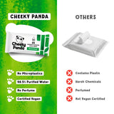 The Cheeky Panda facial wipes unscented 25 pack (British brand)