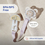 MAM Soother Clip 2-pack Unisex, imported from the UK