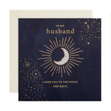 M&S Husband Birthday Card 15x15cm