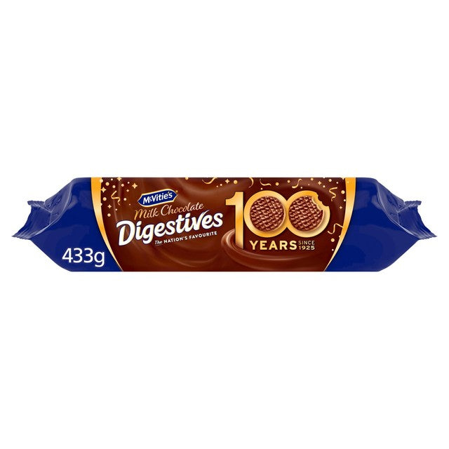 McVitie's milk chocolate digestives biscuits 433g, imported from the UK