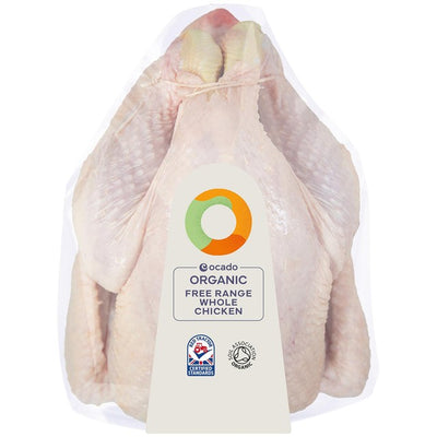 Ocado Organic Free Range Whole Chicken 1.8kg Poultry Main Dish