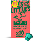 Little's Rich Hazelnut Coffee Capsules for Nespresso Machines 10 Pack