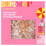 Sainsburys Lemon Curd Cream Victoria Sponge 312g