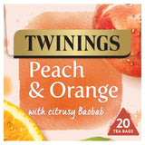 Twinings Peach & Orange Fruit Tea 20 Tea Bags