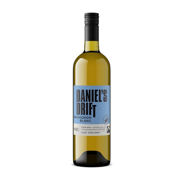 M&S Daniel's Drift Sauvignon Blanc white wine 75cl, imported from the UK