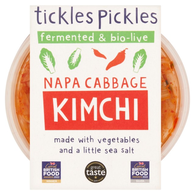 Tickles Pickles fresh kimchi 200g (British brand)