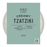 M&S Creamy Tzatziki dip 230g sleeve pack, imported from the UK.