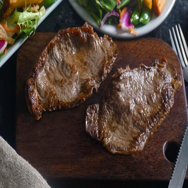 Turf & Clover thin cut sirloin steaks 4 pack 600g (British brand)