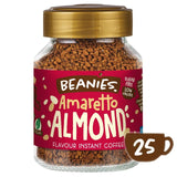 Beanies Amaretto Almond flavoured freeze-dried coffee 50g - British product