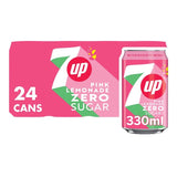 7up Pink Lemonade Low Calorie Lemonade 24 x 330ml