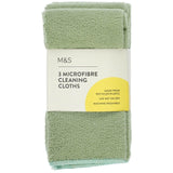 M&S Microfibre Cleaning Cloths Pack of 3
