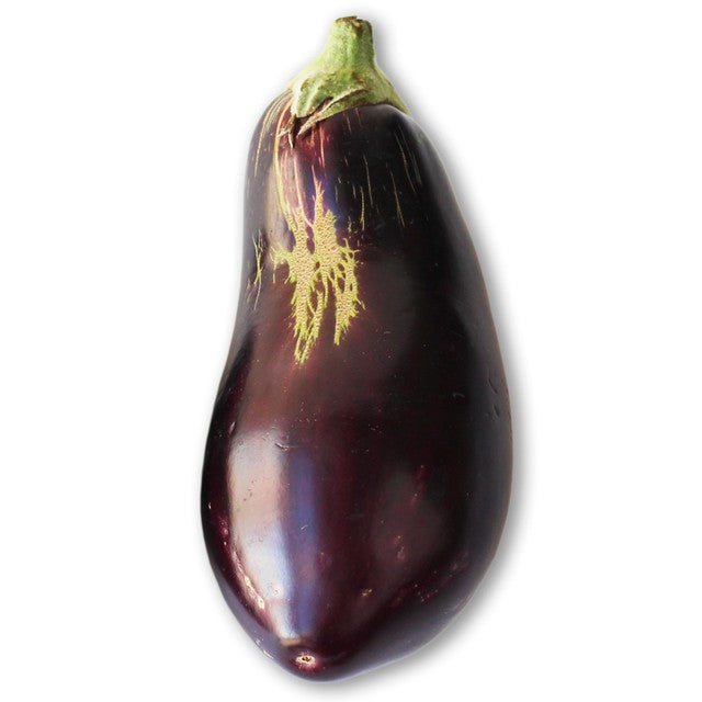 Wholegood organic wonky aubergine 350g (British brand)