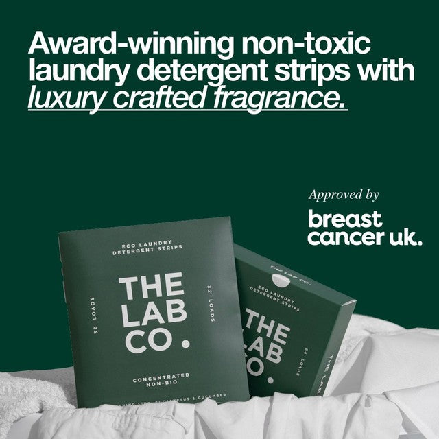 The Lab Co laundry detergent strips Refreshing 64pk (British brand)