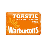 Warburtons Toastie White Thick Sliced White Bread 400g