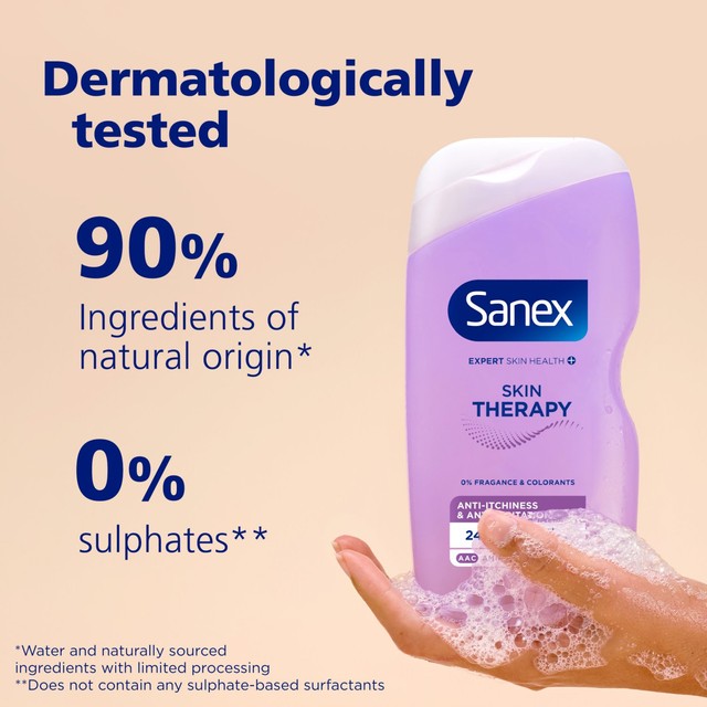 Sanex Anti-Irritation shower gel 450ml (British brand)
