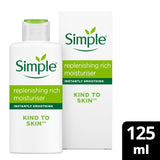 Simple Replenishing Rich Moisturiser 125ml (British brand)