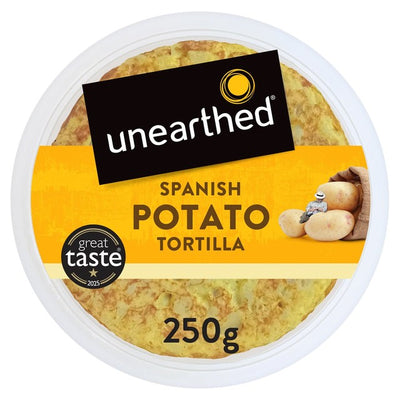 Unearthed Spanish Omelette Potato Onion Snack Pack 250g