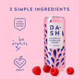 Dash Raspberry Sparkling Water 330ml multipack - British product