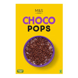 M&S Choco Pops chocolate rice cereal 375g, imported from the UK