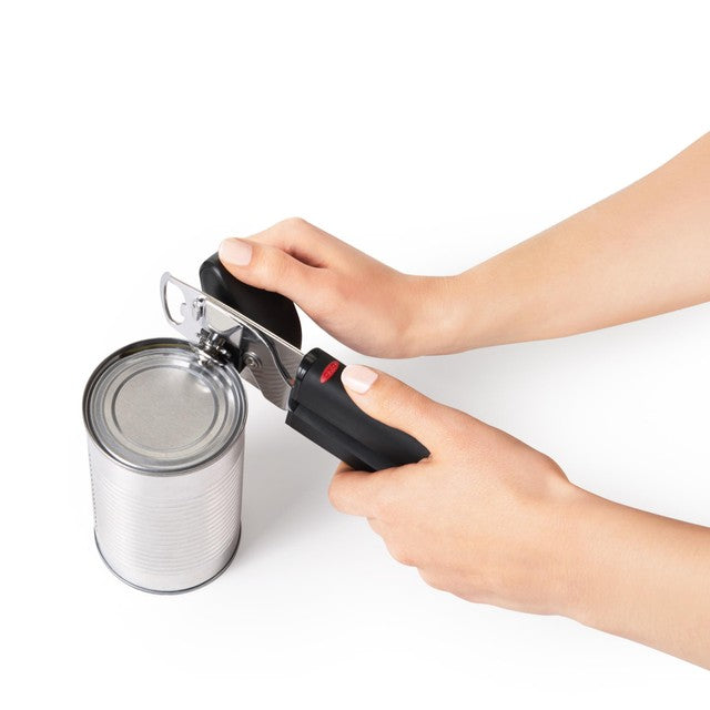 OXO SoftWorks can opener with bottle opener, imported from the UK