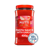 Mutti Tomato & Garlic Pasta Sauce No Added Sugar 400g