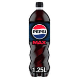 Pepsi Max sugar-free cola 1.25L, imported from the UK