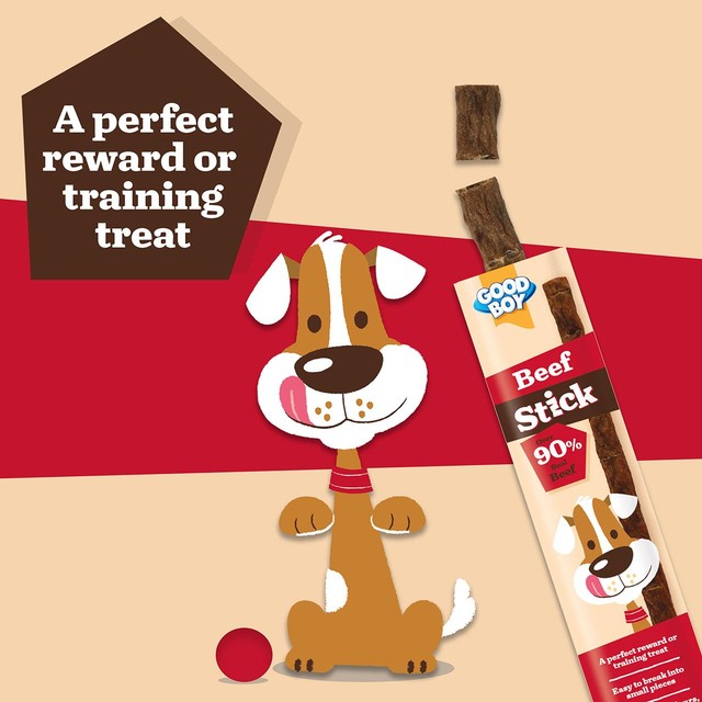Good Boy Beef Stick dog treat 15g, UK version