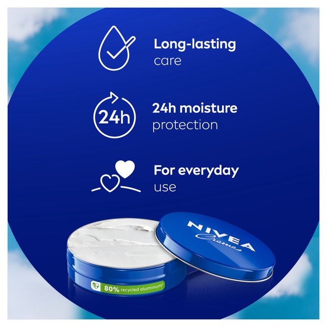 Nivea Creme Tin moisturising cream 60ml, imported from the UK