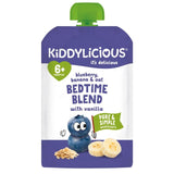 Kiddylicious Blueberry Banana Oat Bedtime Blend Baby Food Pouch 100g