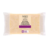 M&S extra mature cheddar cheese 350g, imported from the UK