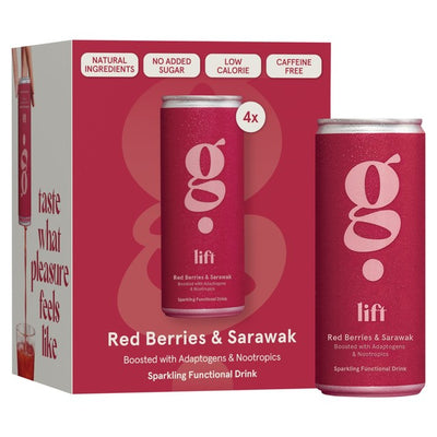 G Spot G Spot Lift Røde Bær Sarawak Pepper Musserende Vann 250ml