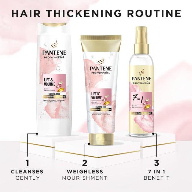 Pantene Miracles Weightless Hair Oil Mist 145ml, imported from the UK