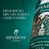 Sipsmith London Dry gin 70cl (British brand)