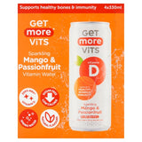 Get More Vitamin D Sparkling Mango & Passionfruit Flavoured Water 4 x 330ml