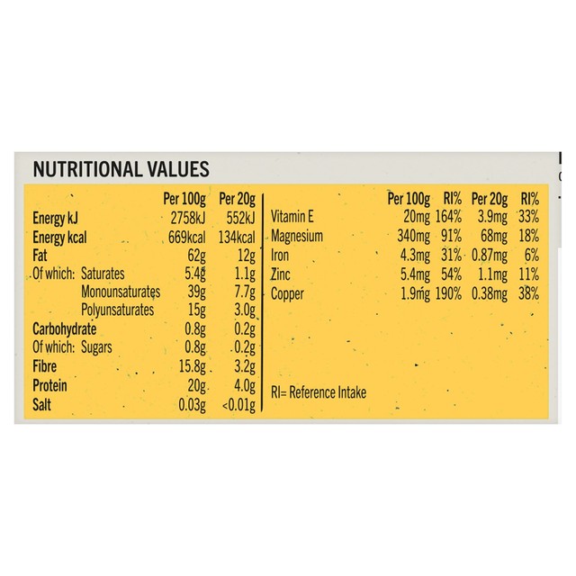Linwoods organic sprouted sunflower seeds 125g, UK version