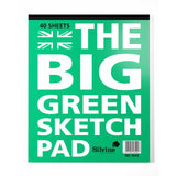 Sinclairs Silvine Big Green Recycled Sketch Book 243 x 316mm