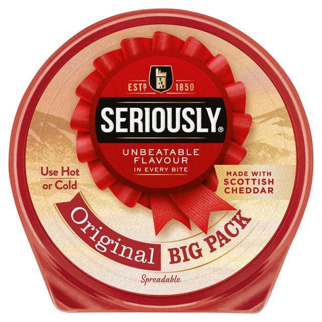 Seriously Strong original cheese spread 250g (British brand)
