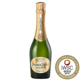 Perrier-Jouët Grand Brut Non-Vintage Champagne half bottle 37.5cl, imported from the UK