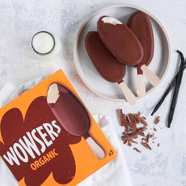 Wowsers Organic Cheeky Chocolate Ice Cream Lollies