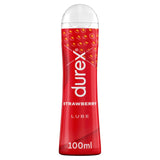 Durex Strawberry Water-Based Flavoured Edible Lubricant 100ml