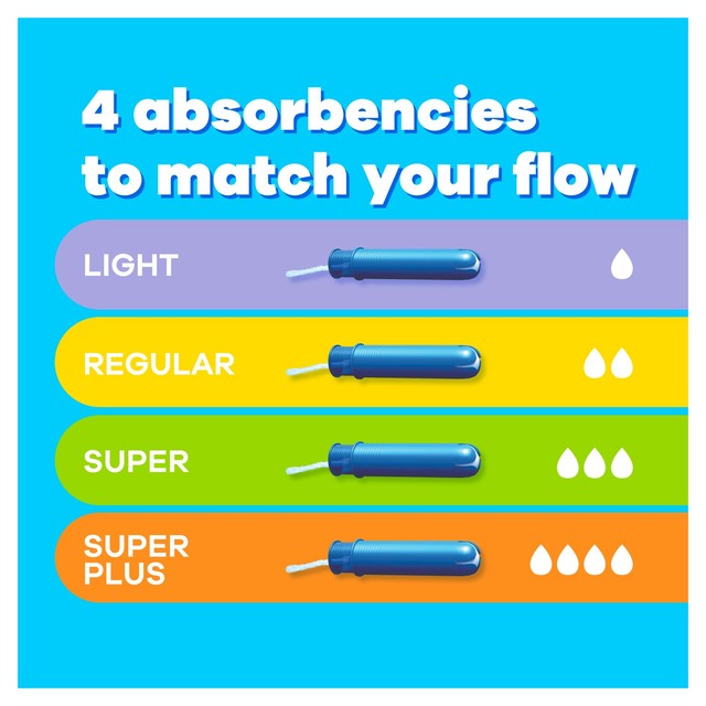 Tampax Compak Super tampons 18 pack (British brand)