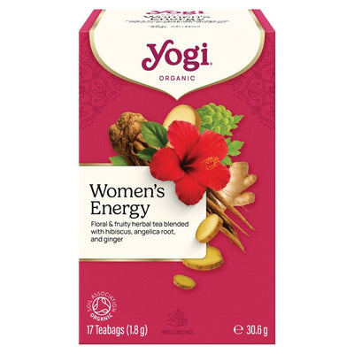 Yogi Tea Organic Women's Energy Herbal Tea 17 Bags