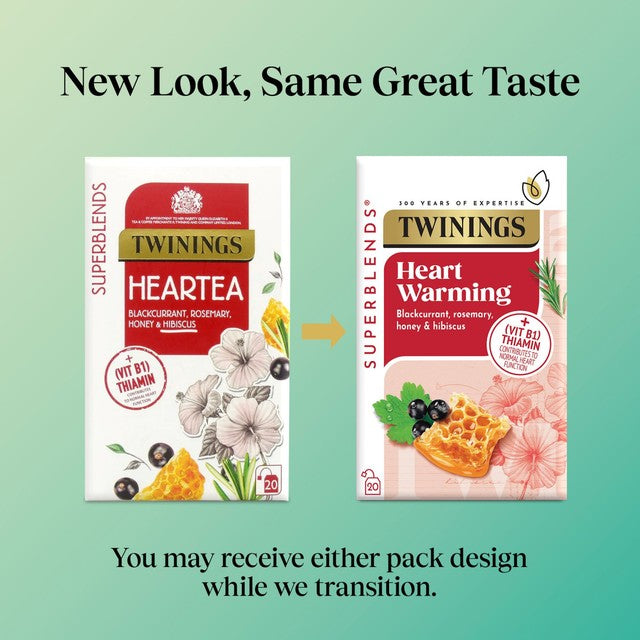 Twinings Superblends Heartea with Blackcurrant, Rosemary and Honey