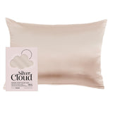 Silver Cloud caramel satin pillowcase with silver ions 50 x 75 cm (British brand)