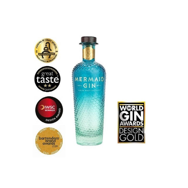 The IOW Distillery Mermaid Gin 70cl (British brand)