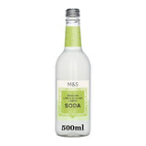 M&S Mexican Lime & Sicilian Lemon Soda Sparkling Drink 500ml