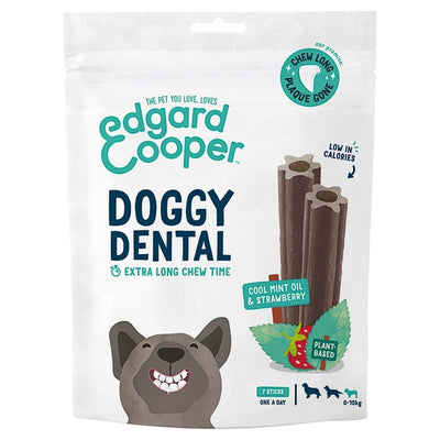 Edgard & Cooper Strawberry & Mint Small Dog Dental Sticks 7 Pack