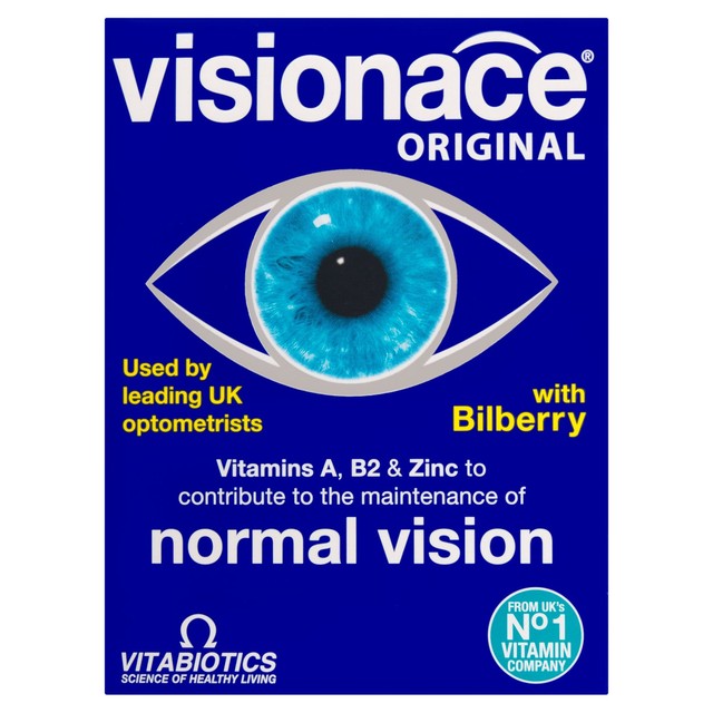 Vitabiotics Visionace Original Normal Vision Tablets 30s (British brand)