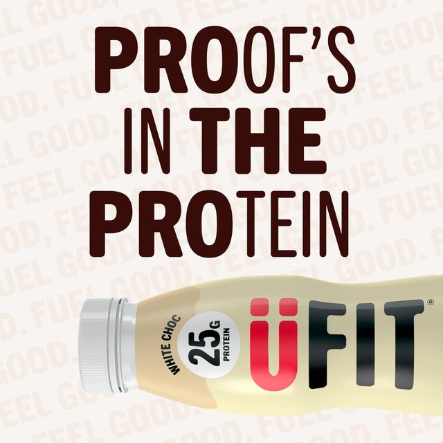 UFit white chocolate protein milkshake 330ml (British brand)