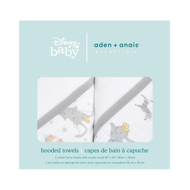 Aden + Anais Dumbo hooded towel 76x76cm - British product